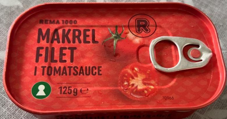 Фото - Makrel filet i tomatsauce Rema1000