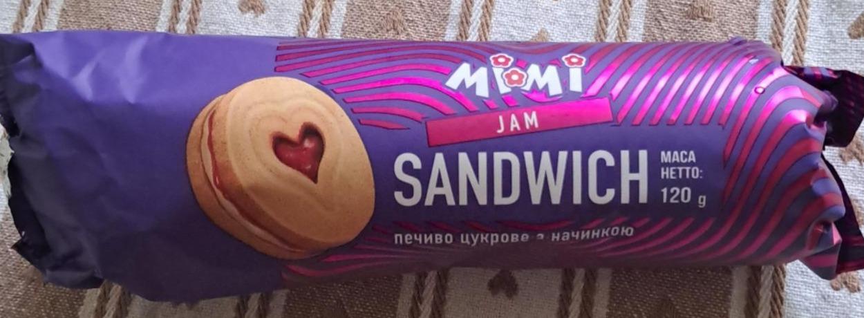 Фото - Печиво цукрове з начинкою Jame Sandwich Mimi