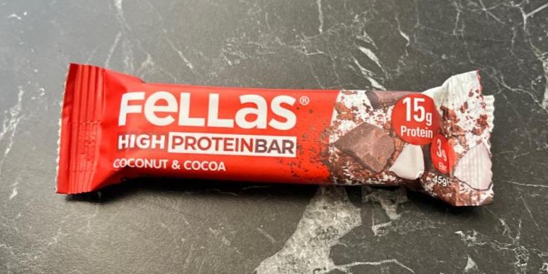 Фото - Батончик протеїновий High Protein Bar Coconut & Cocoa Fellas