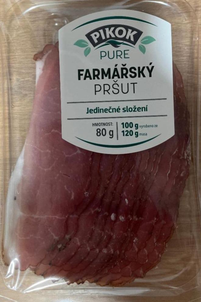 Фото - Farmářský pršut Pikok Pure