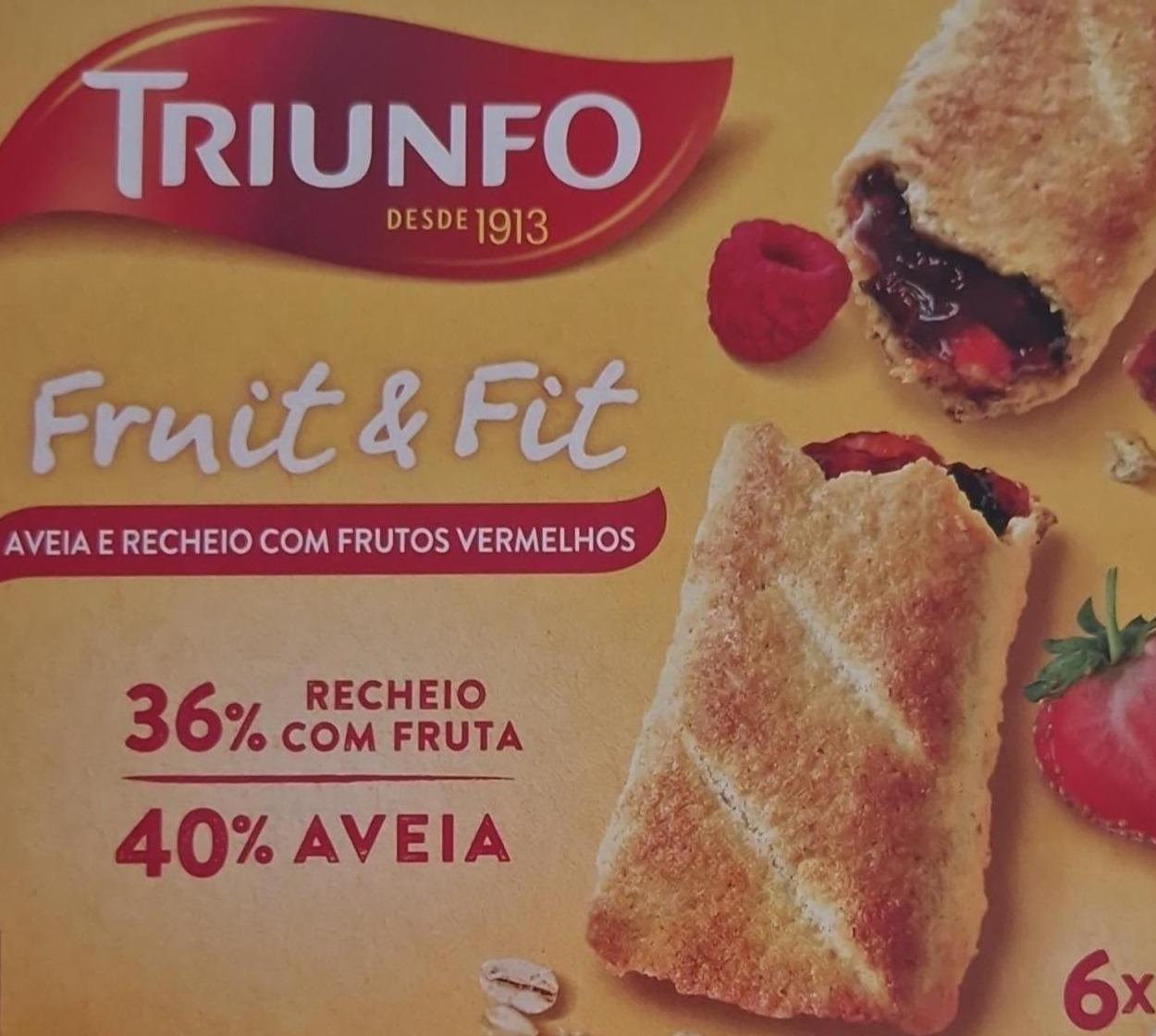 Фото - Bolachas Fruit & Fit Frutos Vermelhos Triunfo