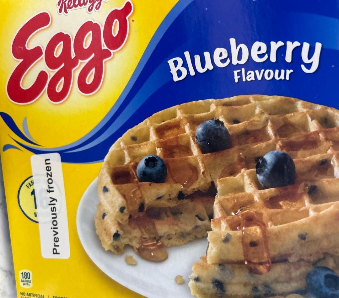 Фото - Eggo blueberry flavour Kellogg's