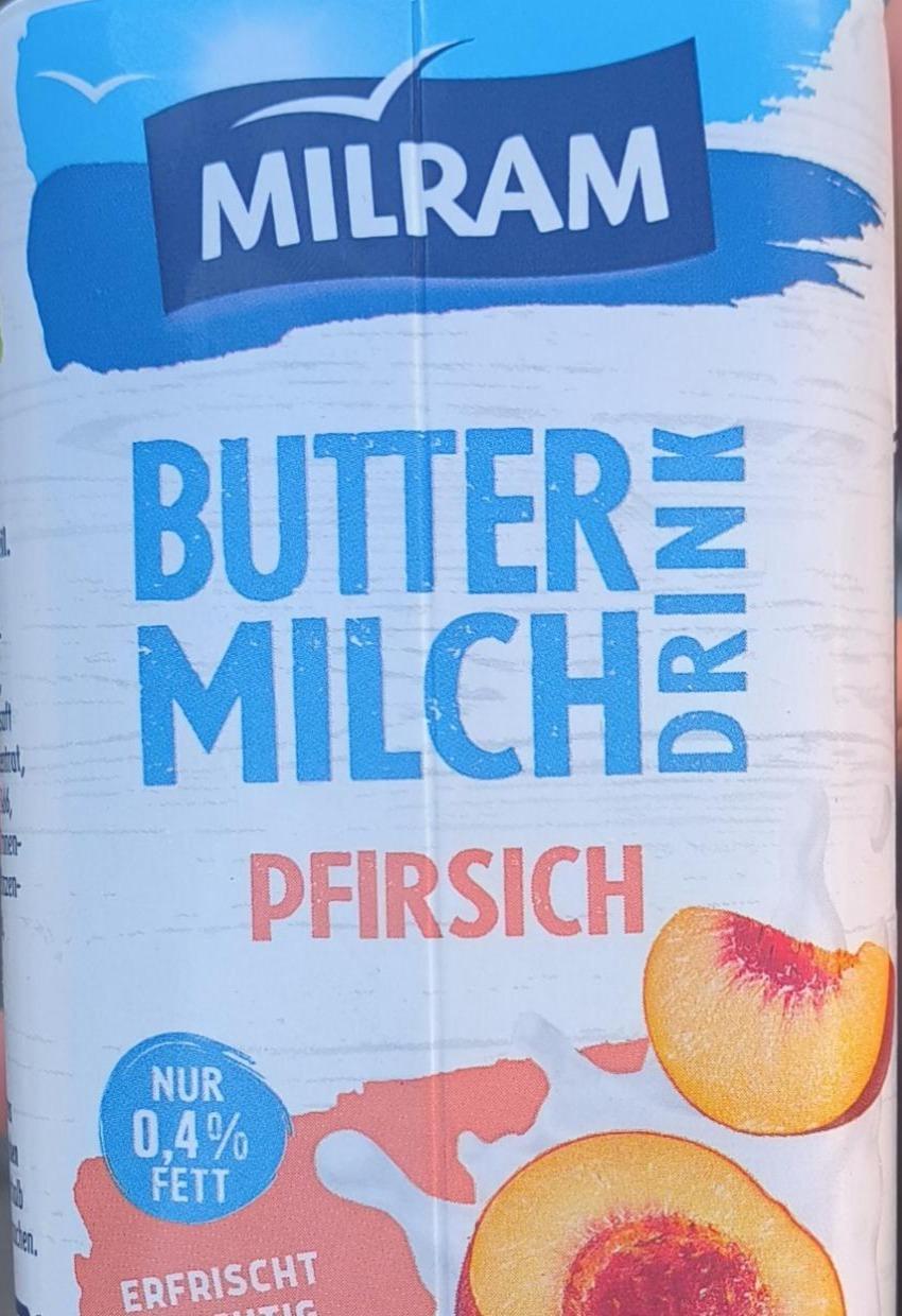 Фото - Butter Milch Drink Pfirsich Milram