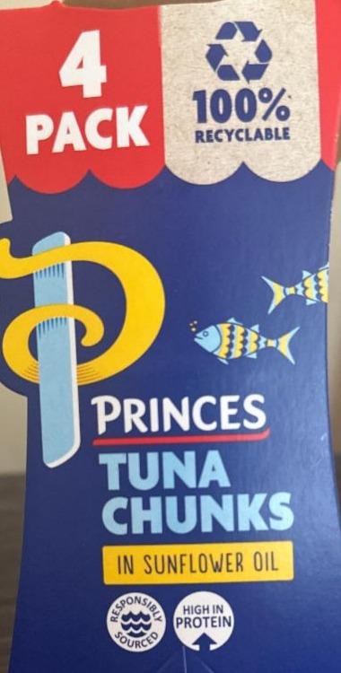 Фото - Tuna chunks in sunflower oil Princes