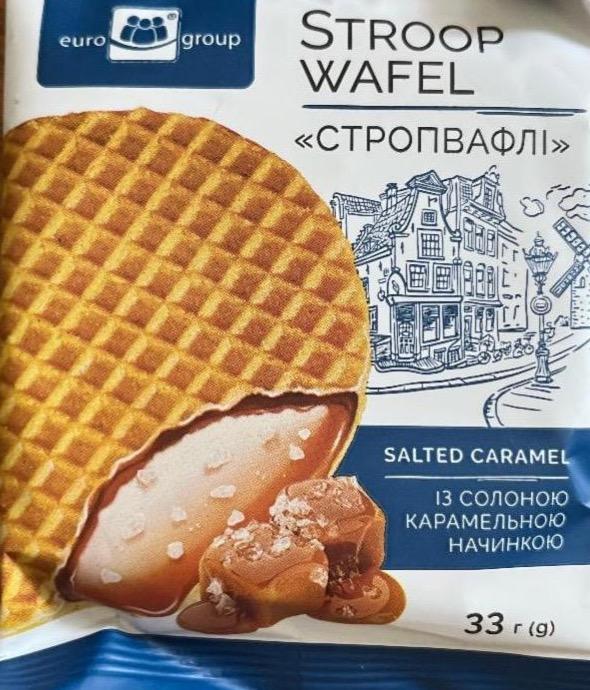 Фото - Stroop wafel salted caramel Euro Group