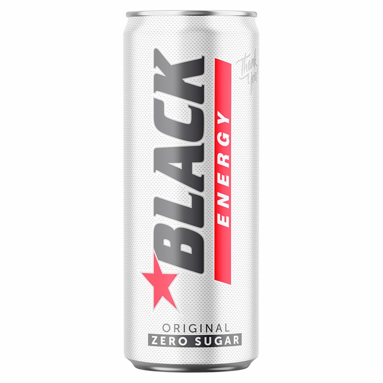 Фото - Напій енергетичний без цукру Black Zero Sugar Energy Drink