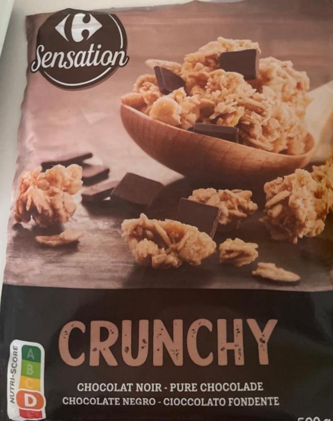 Фото - Crunchy dark chocolate Carrefour Sensation