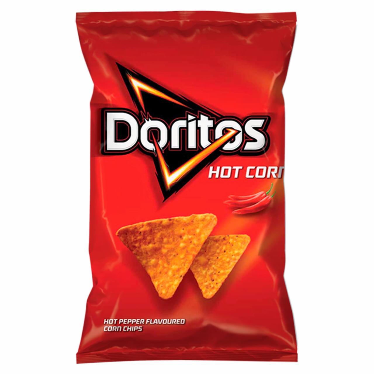 Фото - Чипси кукурудзяні зі смаком гострого перцю Hot Pepper Tortilla Chips Doritos