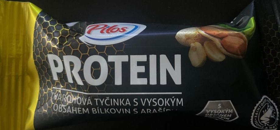 Фото - Protein tvarohová tyčinka s vysokým obsahem bílkovin s arašídy Pilos