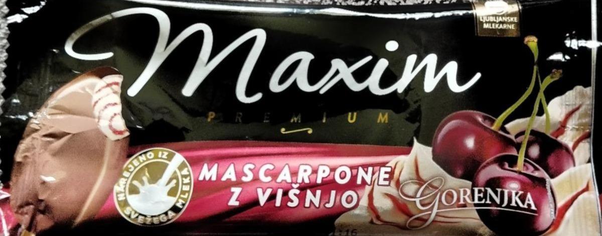 Фото - Maxim premium mascarpone z višnjo Gorenjka