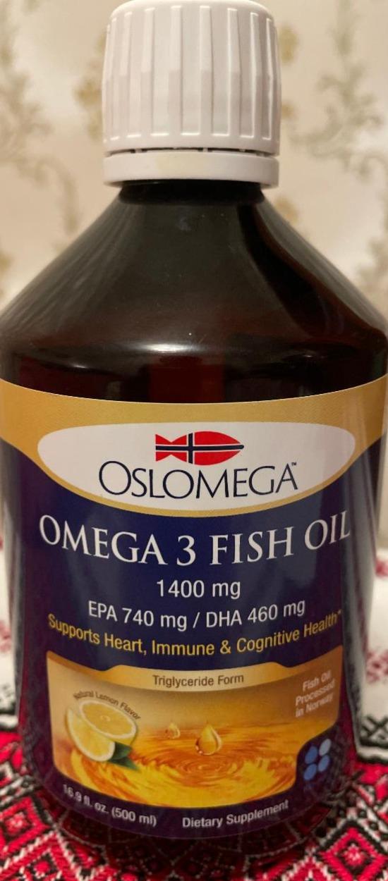 Фото - Omega 3 fish oil Oslomega