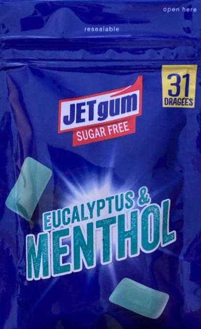 Фото - Sugar free eucalyptus & menthol JETgum