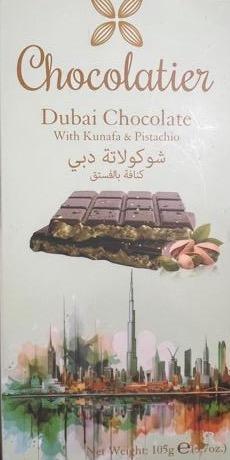 Фото - Dubai chocolate with kunafa pistachio Chocolatier