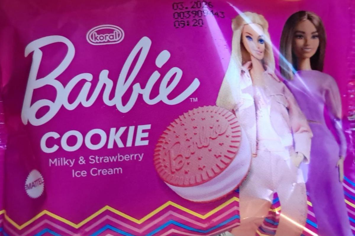 Фото - Barbie cookie milky strawberry ice cream Koral