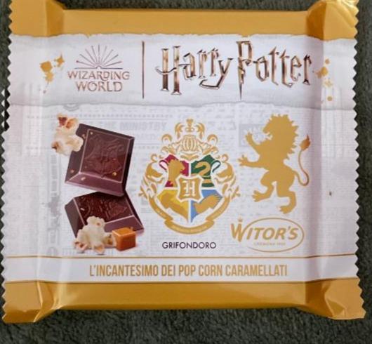 Фото - Tavoletta di cioccolato al latte cacao 30% minimo con pop corn caramellati Witor's