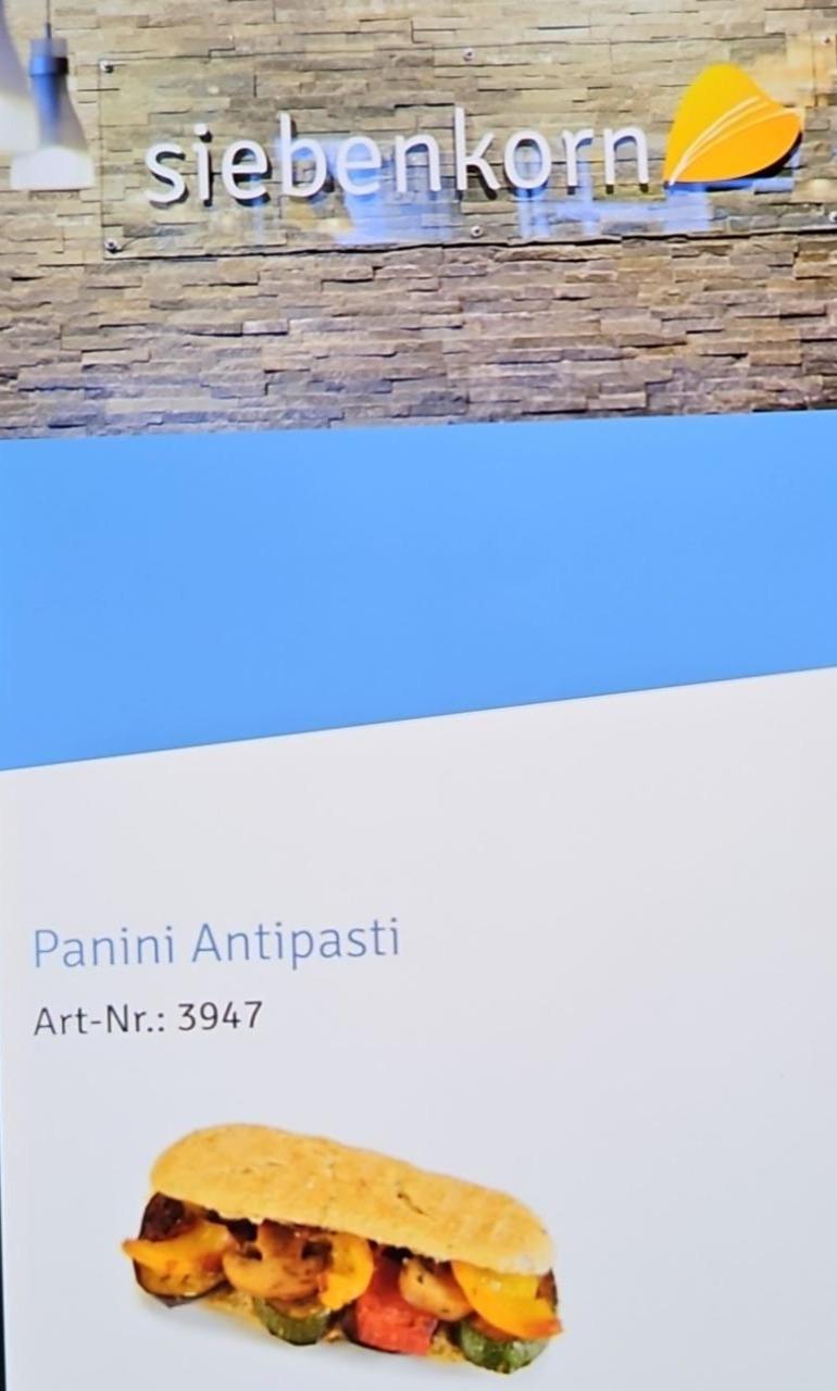 Фото - Panini antipasti siebenkorn