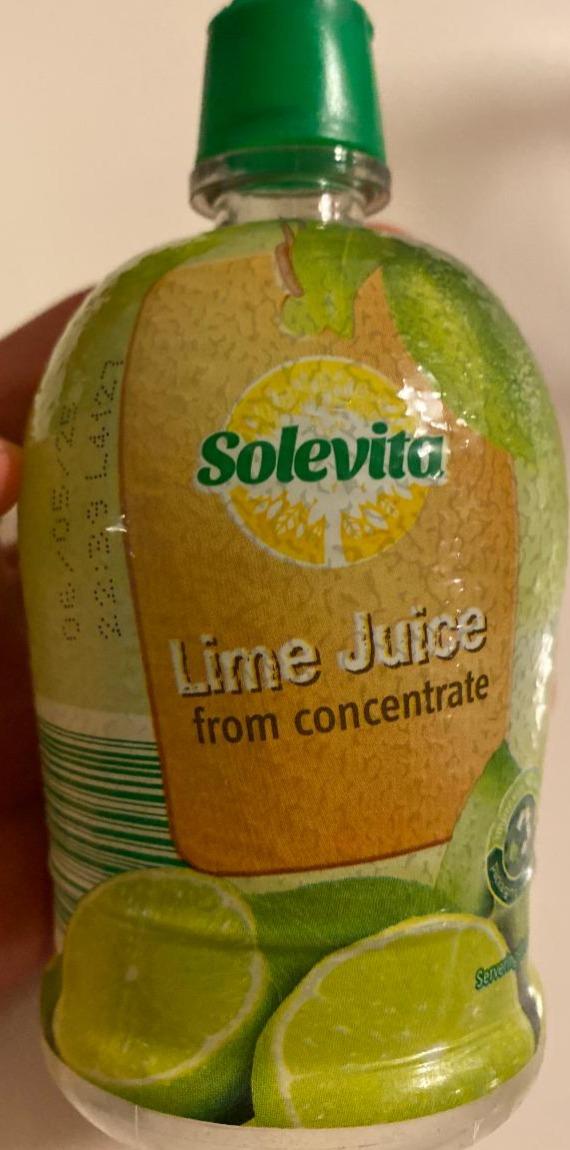 Фото - Lime juice from concentrate Solevita