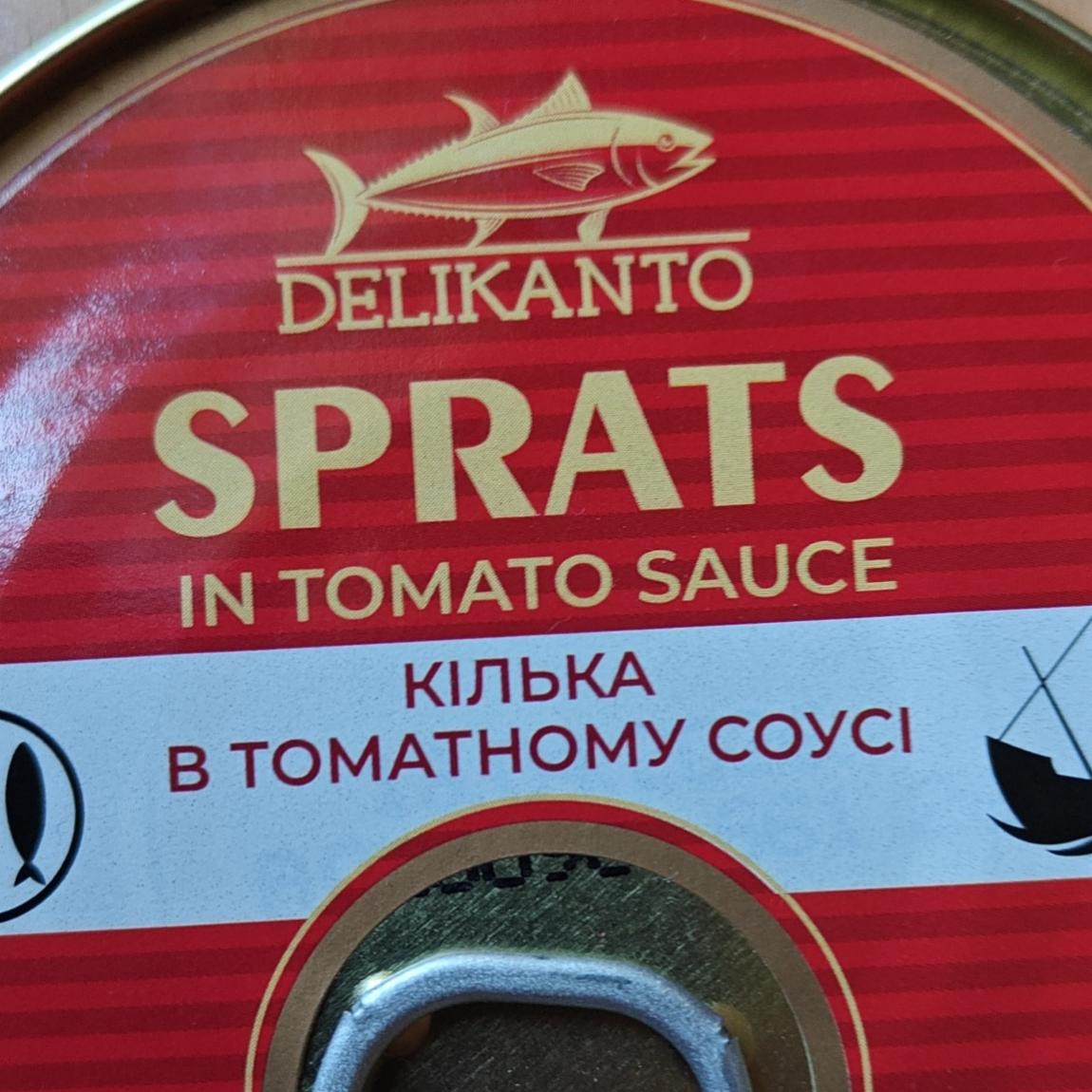 Фото - Sprats In Tomato Sauce Delikanto