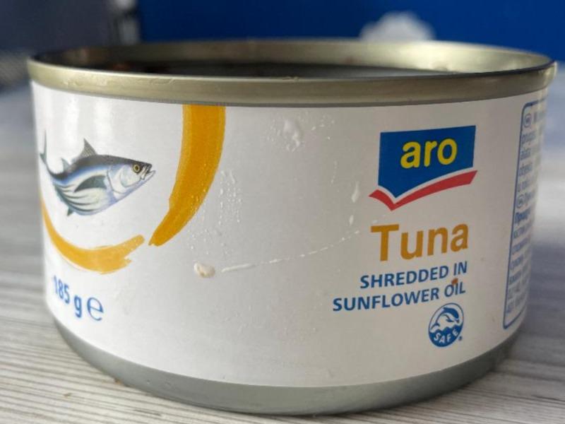 Фото - Tuna shredded in sunflower oil Aro