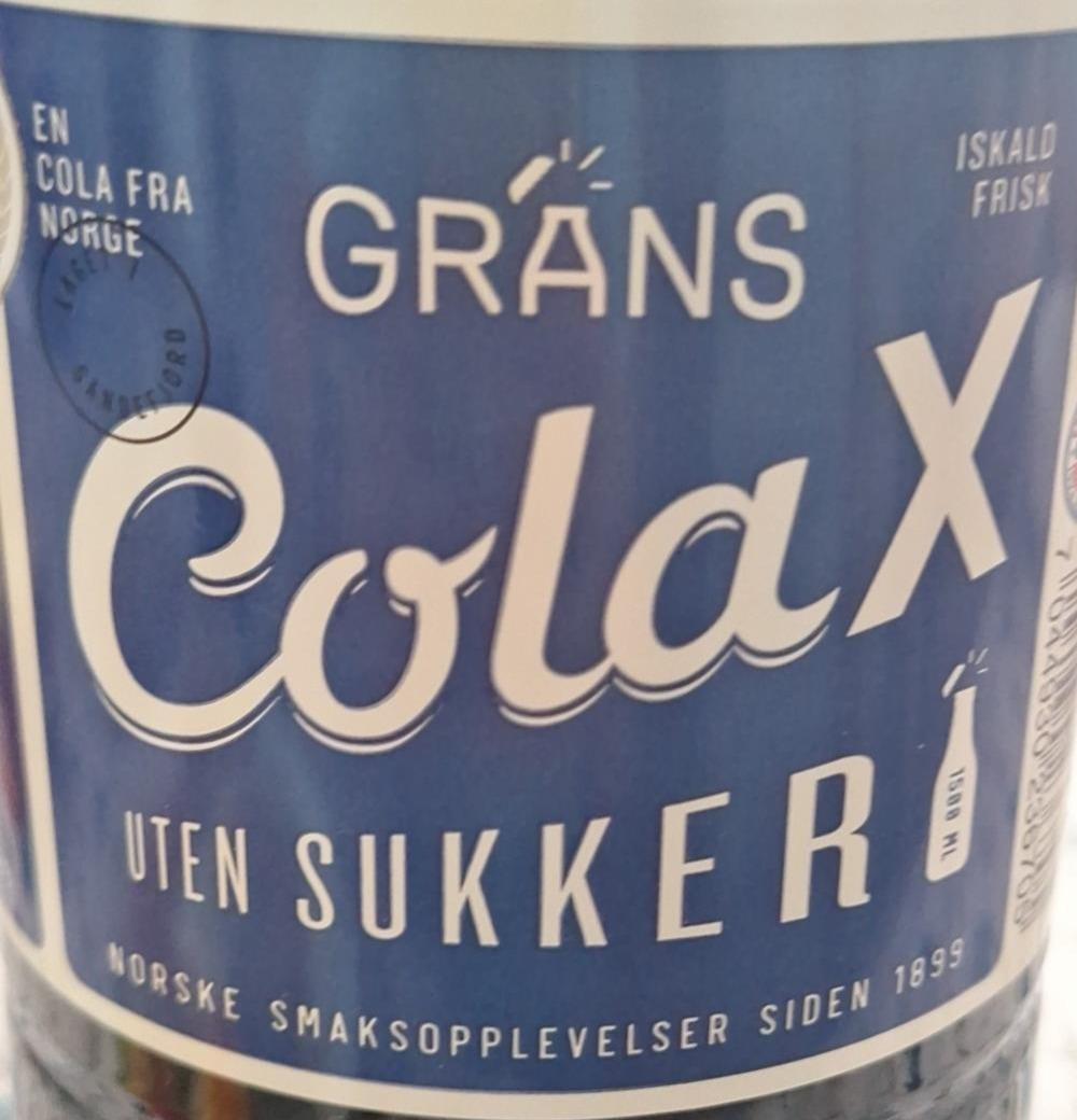 Фото - ColaX uten sukker Grans