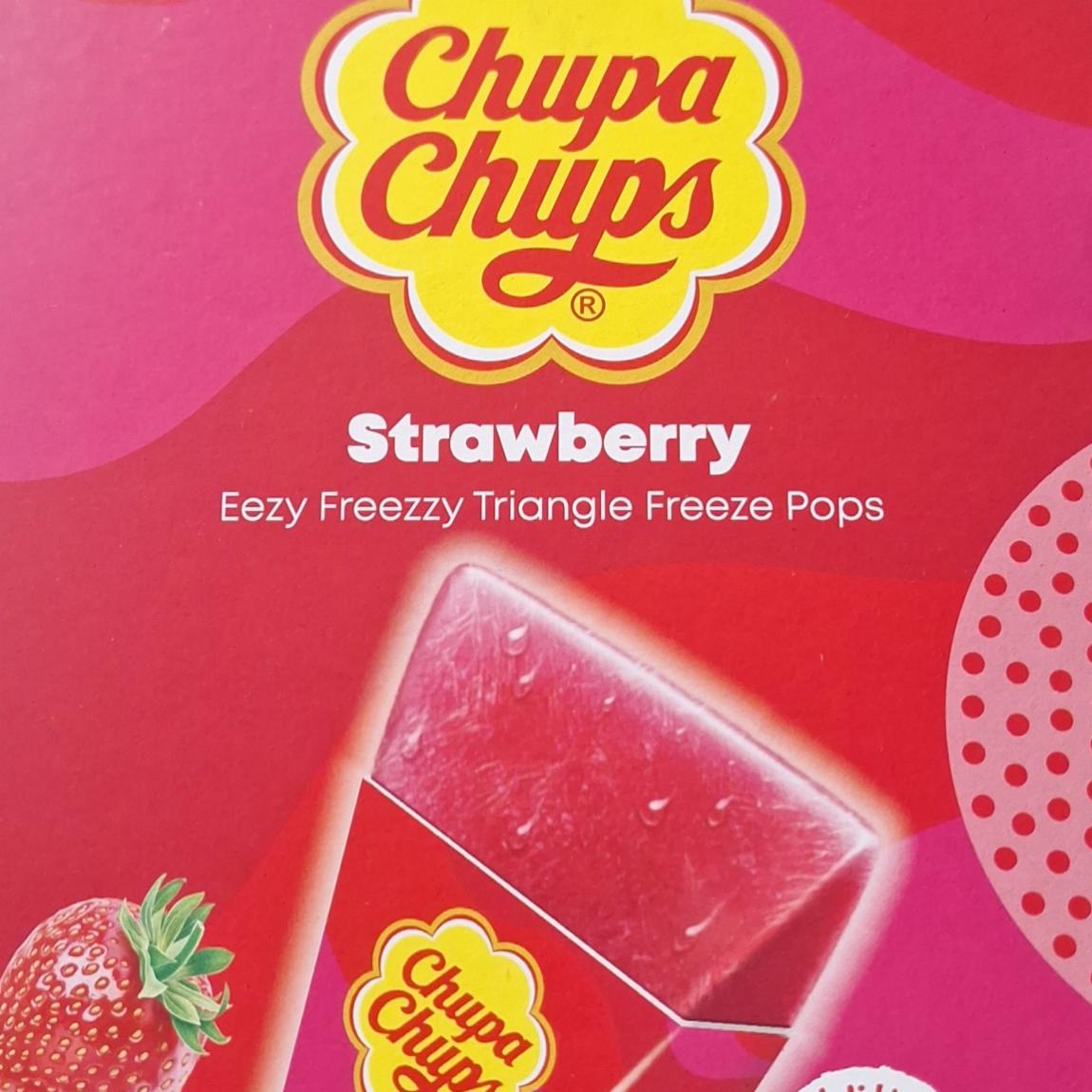 Фото - Strawberry Eezy Freezzy Triangle Freeze pops Chupa Chups