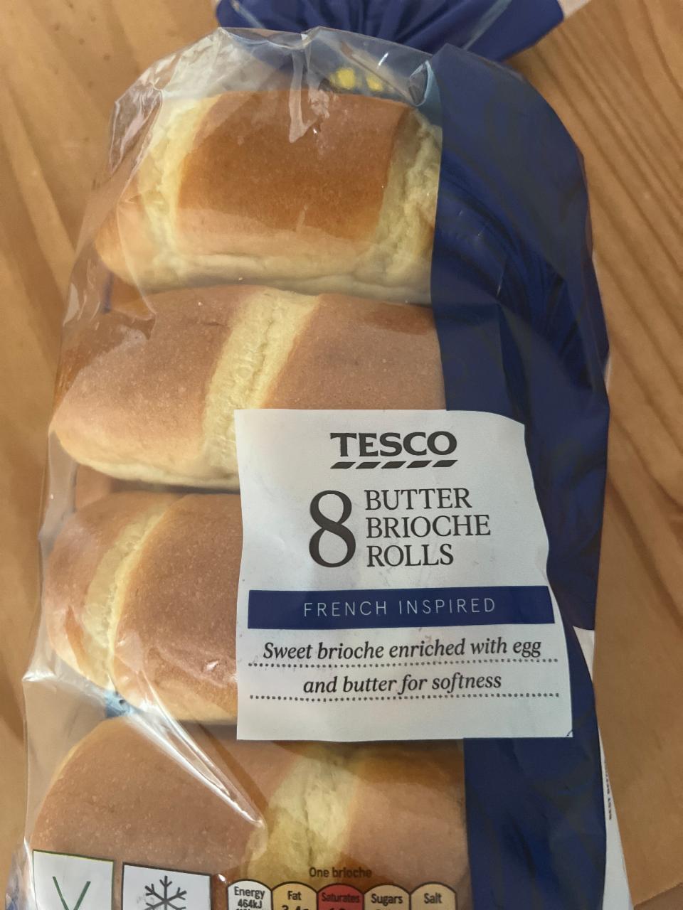 Фото - Butter brioche rolls Tesco