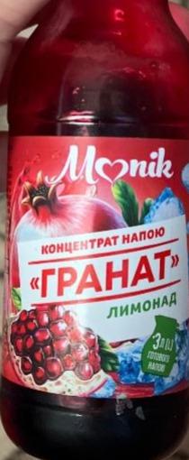 Фото - Концентрат напою Гранат лимонад Monik