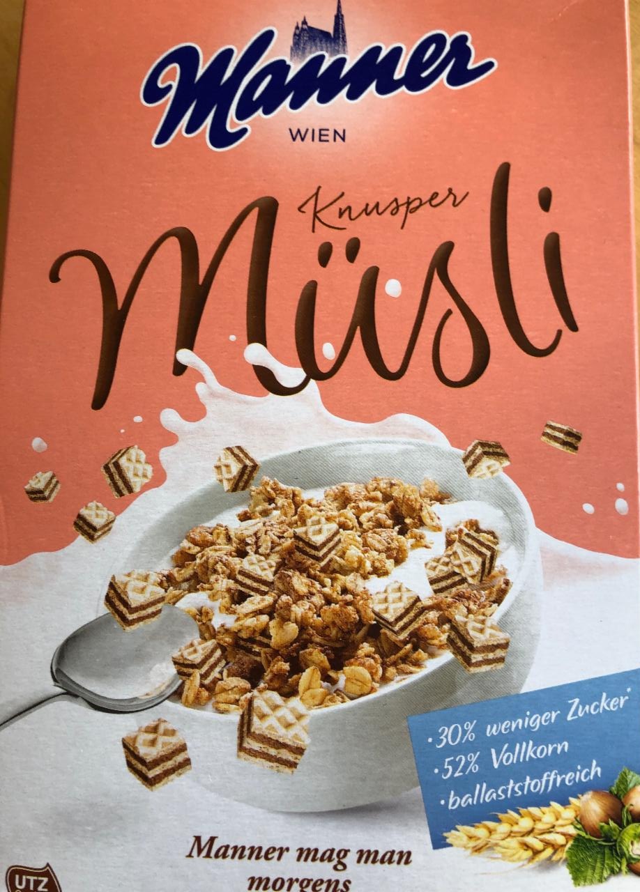 Фото - Knusper müsli Manner