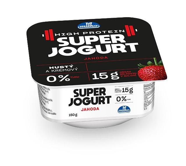 Фото - High protein super jogurt Jahoda Milko