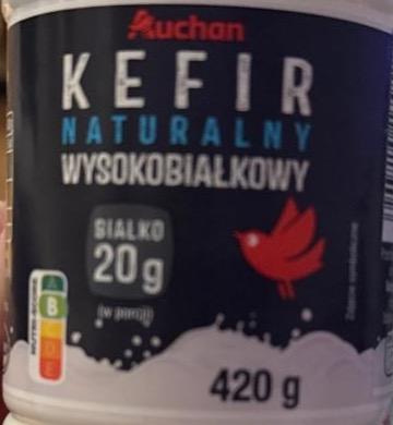 Фото - Kefir naturalny wysokobiałkowy Auchan