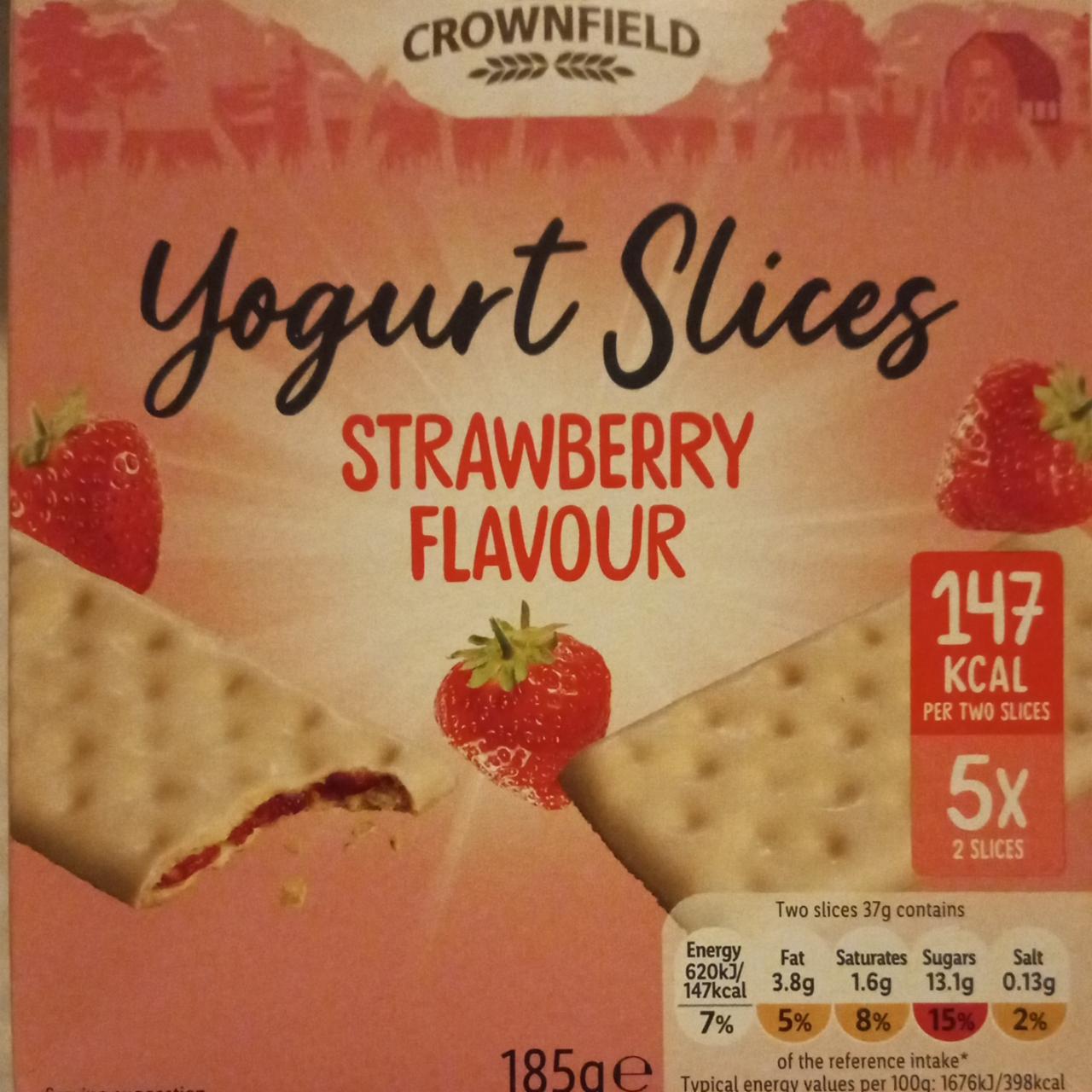 Фото - Yogurt Slices Strawberry Flavour Crownfield