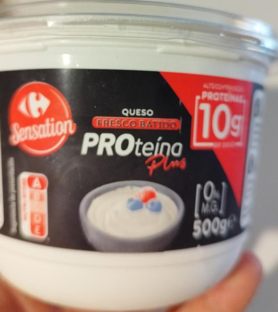 Фото - Queso fresco batido proteína plus Carrefour Sensation