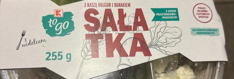 Фото - Salatka z kasza bulgur burakiem Kaufland