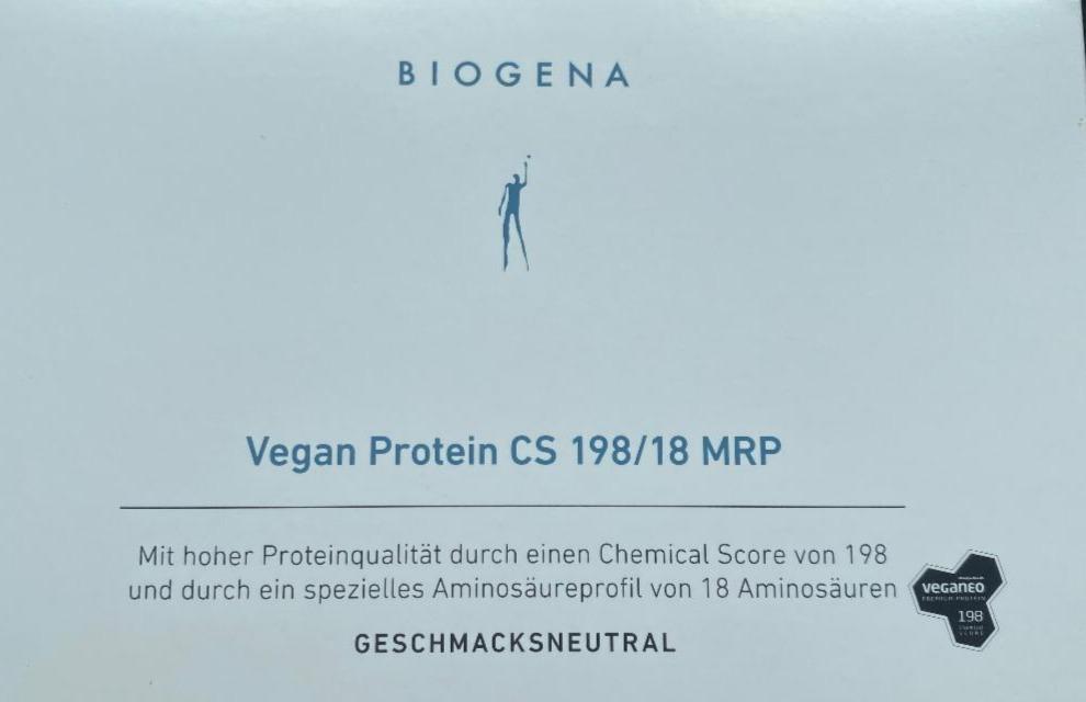 Фото - Vegan protein CS 198/18 MRP Biogena