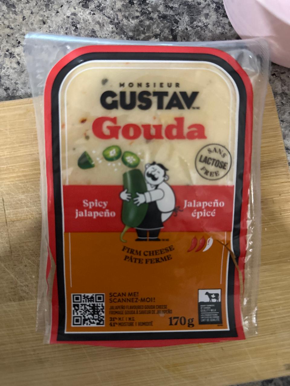 Фото - Сир твердий Gouda Monsieur Gustav