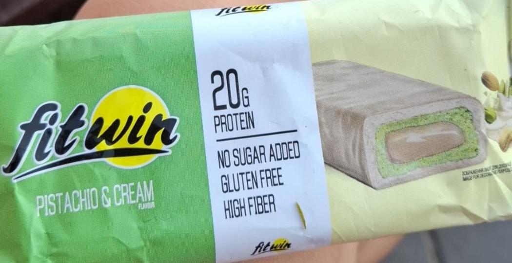 Фото - 20gr protein bar pistachio and cream Fit Win