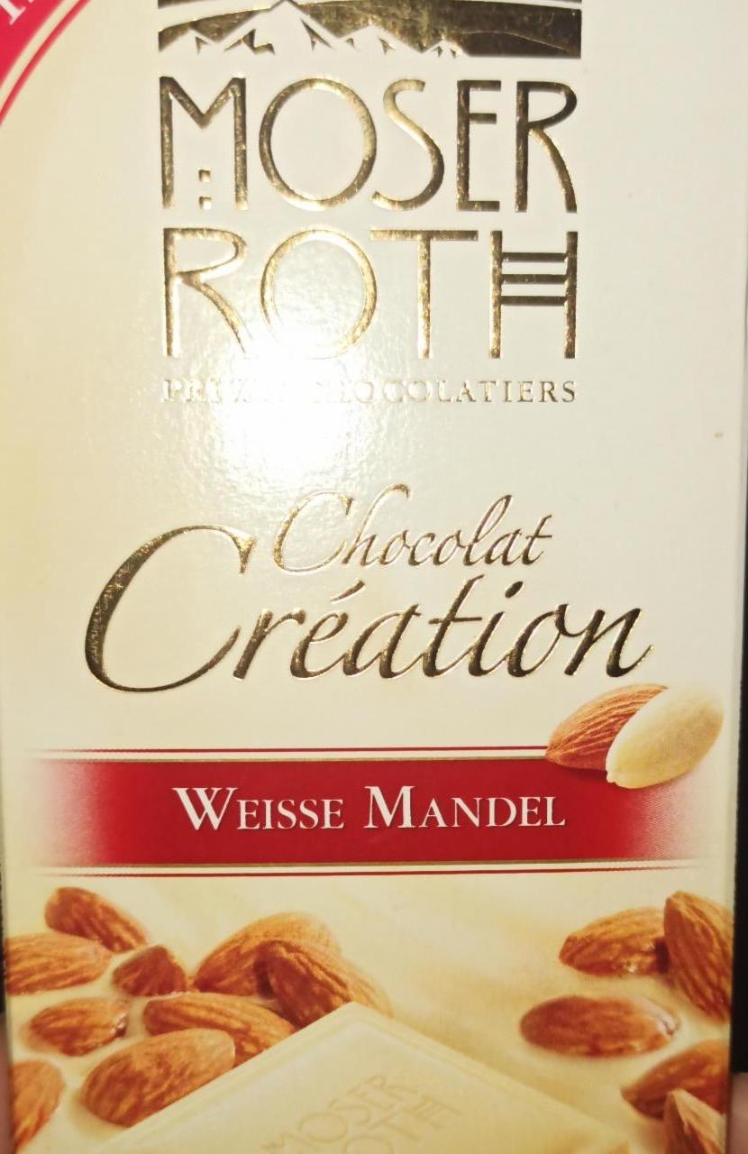 Фото - Chocolat creation weisse mandel Moser Roth