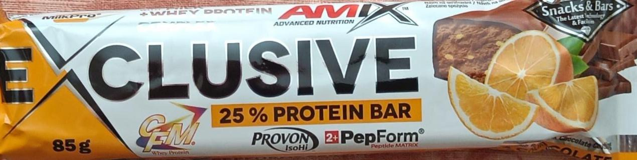 Фото - Exclusive 25% Protein Bar Orange & Chocolate Amix advanced nutrition