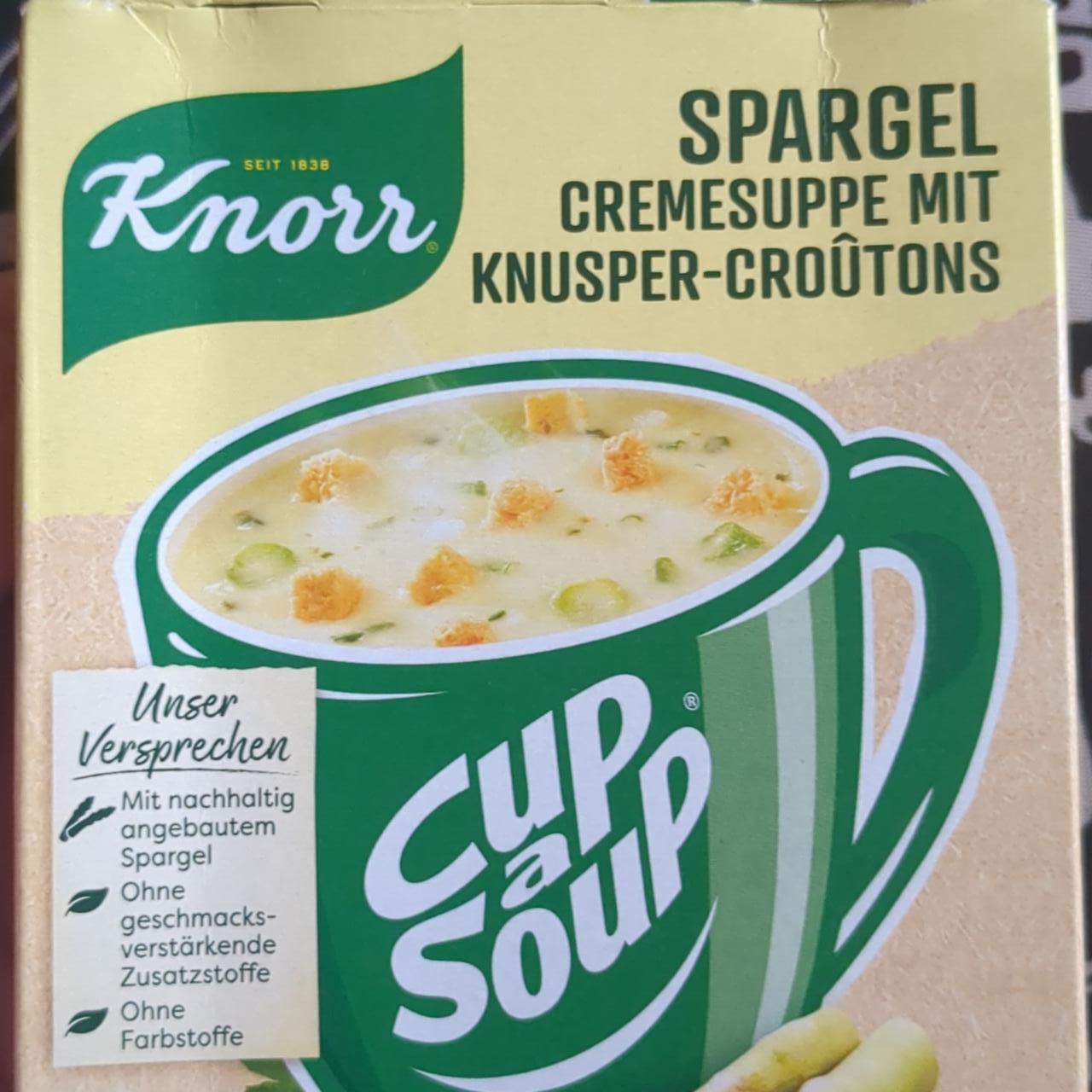 Фото - Cup a soup spargelcremesuppe Knorr