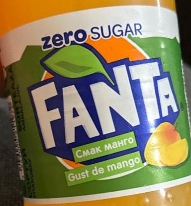Фото - Напій безалкогольний сильногазований соковмісний на ароматизаторах Манго Zero Sugar Fanta