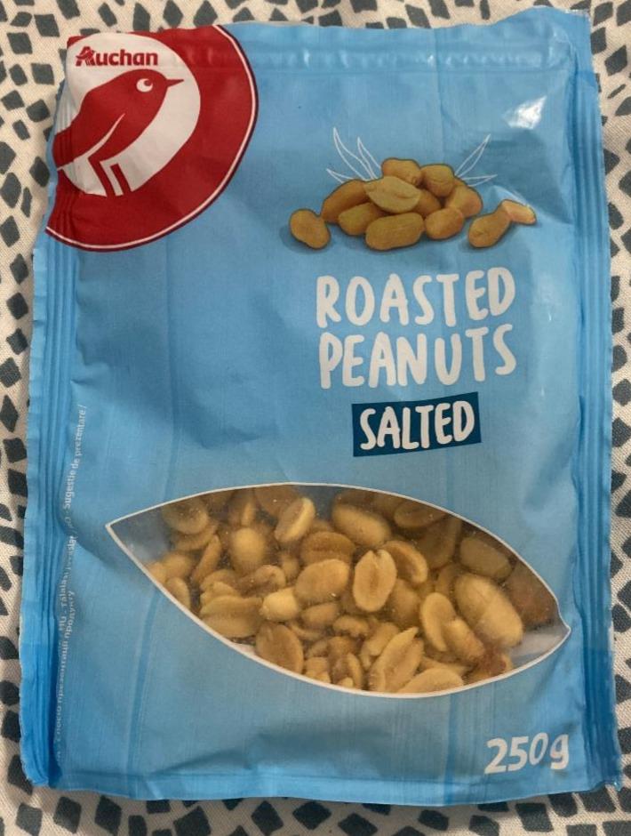 Фото - Арахіс смажений солоний Roasted Peanuts Salted Auchan