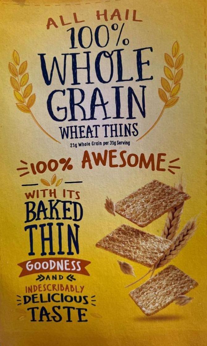 Фото - 100% whole grain wheat thins Nabisco