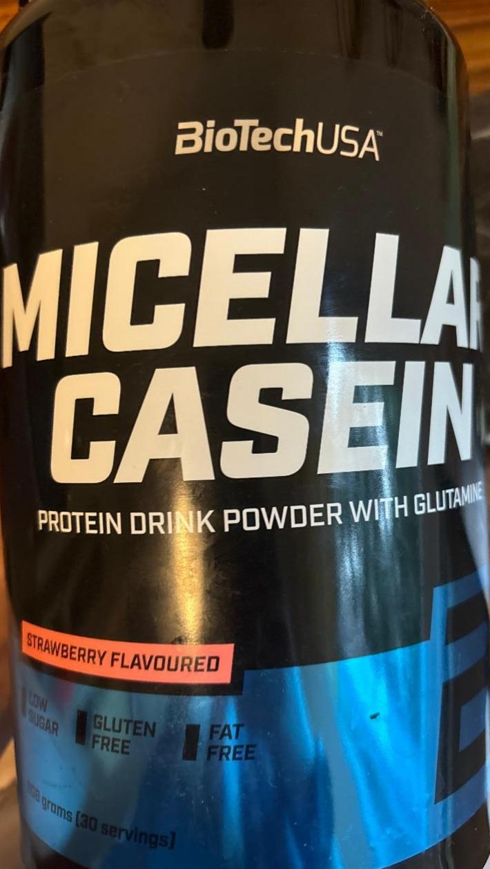 Фото - Міцелярний протеїн Micellar Casein Полуниця BioTechUSA