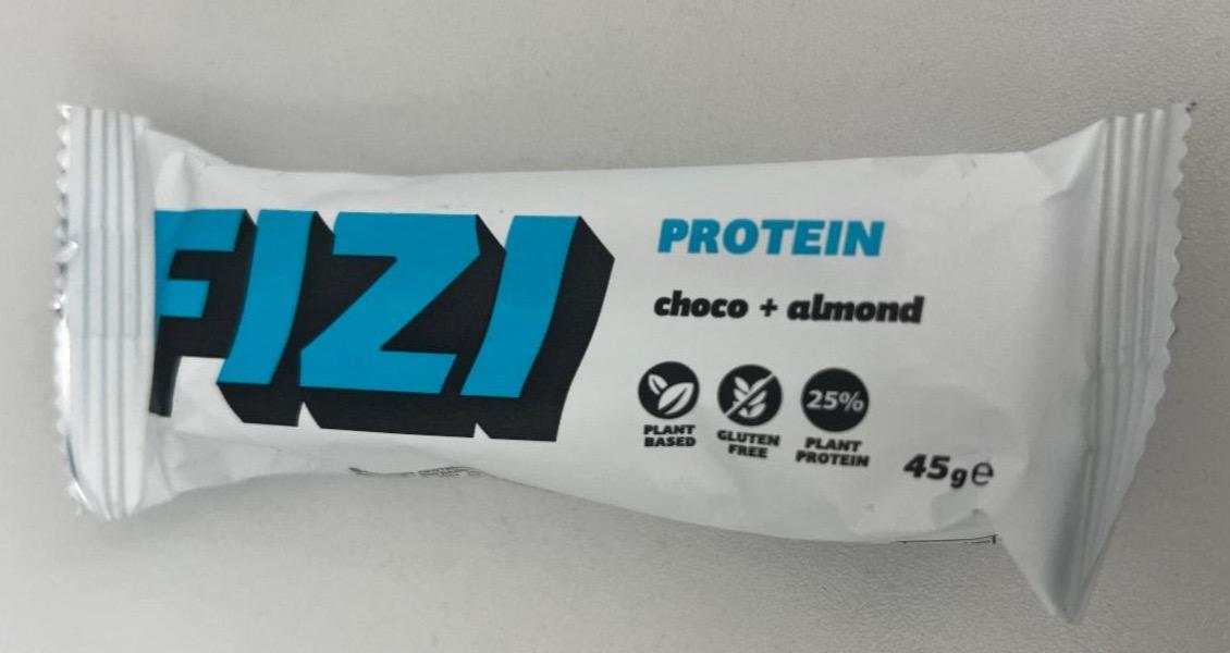 Фото - Батончик протеїновий Protein Choco+Almond Fizi