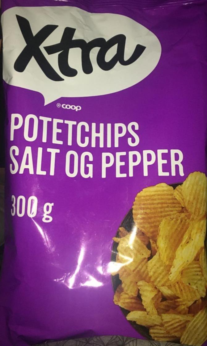 Фото - Potetchips salt og pepper Xtra Coop