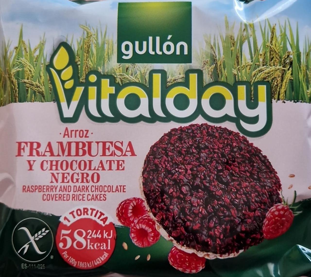 Фото - Vitalday arroz frambueza y chiocolate negro Gullón