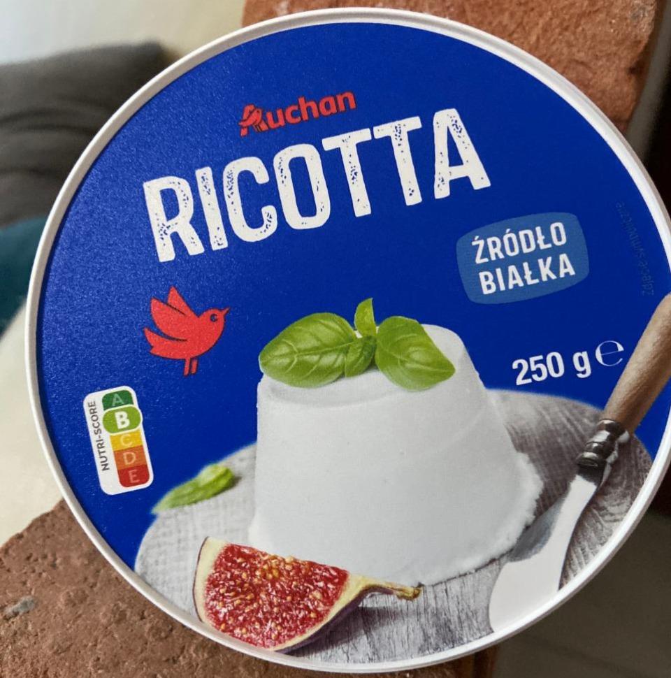 Фото - Сир Ricotta Auchan Ашан