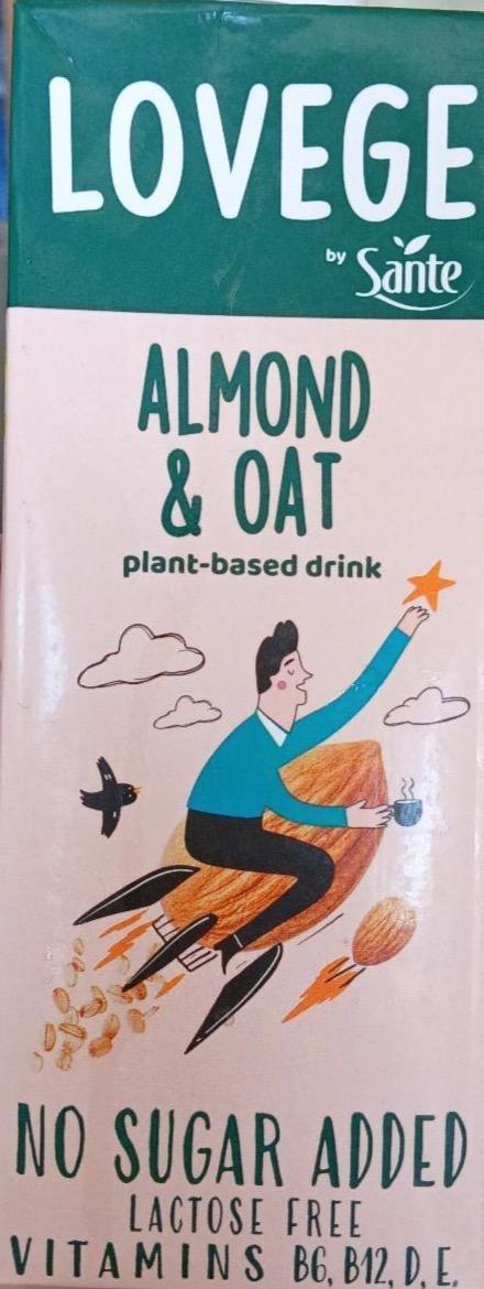 Фото - Almond & oat plant-based drink Lovege