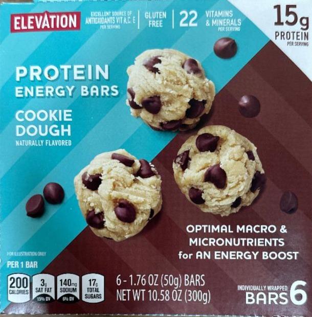 Фото - Protein energy bars cookie dough Aldi