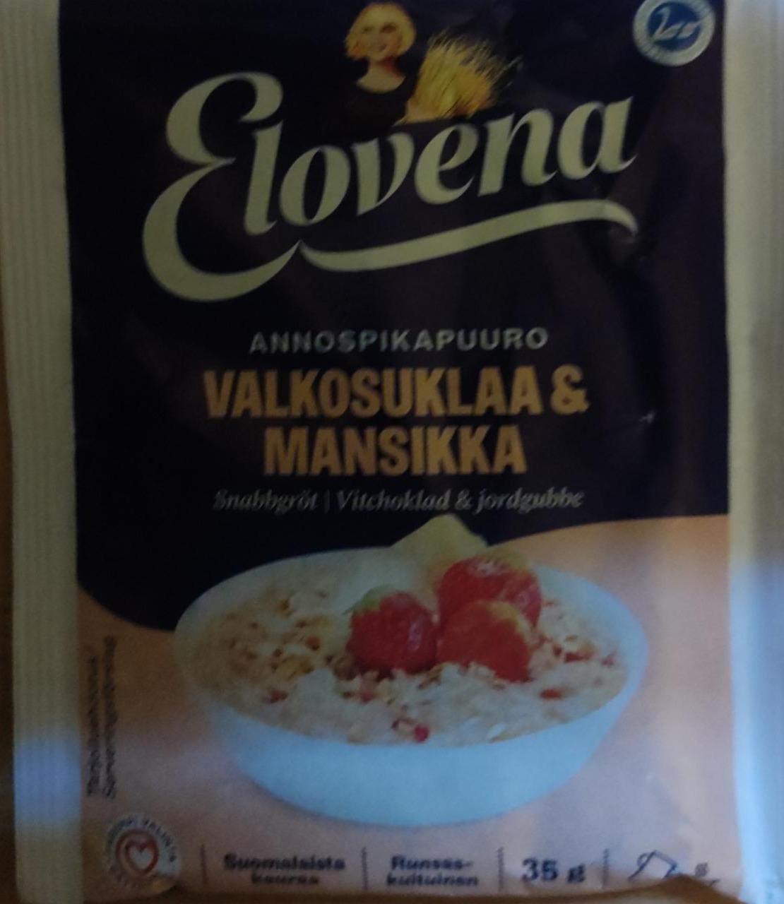 Фото - Annospikapuuro Valkosuklaa & Mansikka Elovena